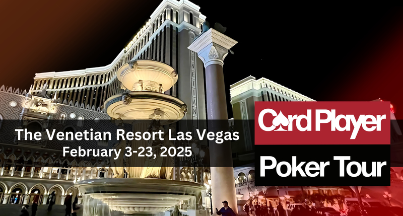 Venetian запускает прямые трансляции с Card Player Poker Tour в 2025 году