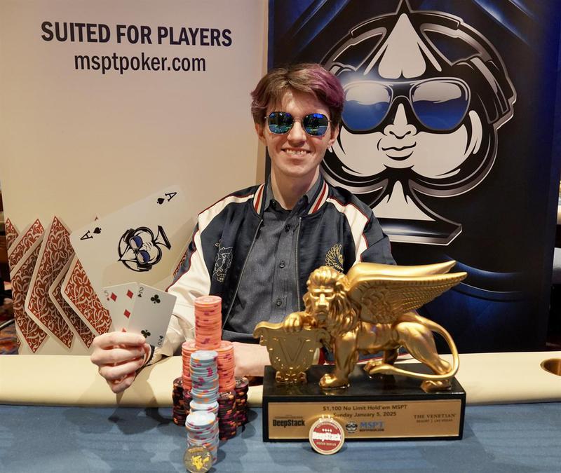 Карсон Ричардс выигрывает первое событие года Mid-States Poker Tour